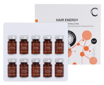 clinicare hair energy plaukų augimą skatinantis kokteilis 8ml