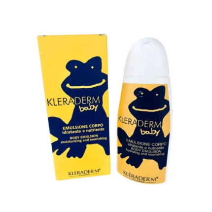 KLERADERM BABY BODY EMULSION Drėkinamoji kūdikių kūno emulsija 200ml