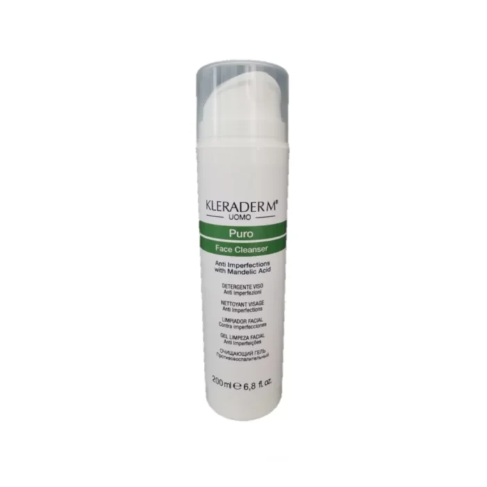 KLERADERM PURO Cleanser anti imperfection/Odos valiklis su migdolų ir salicilo rūgštimis PURO 150ml