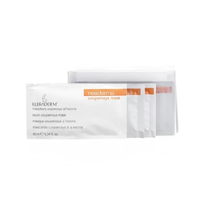 KLERADERM COUPEROSYS MASK/Kaukė prieš kuperozę su eskinu – monodozė 10ml