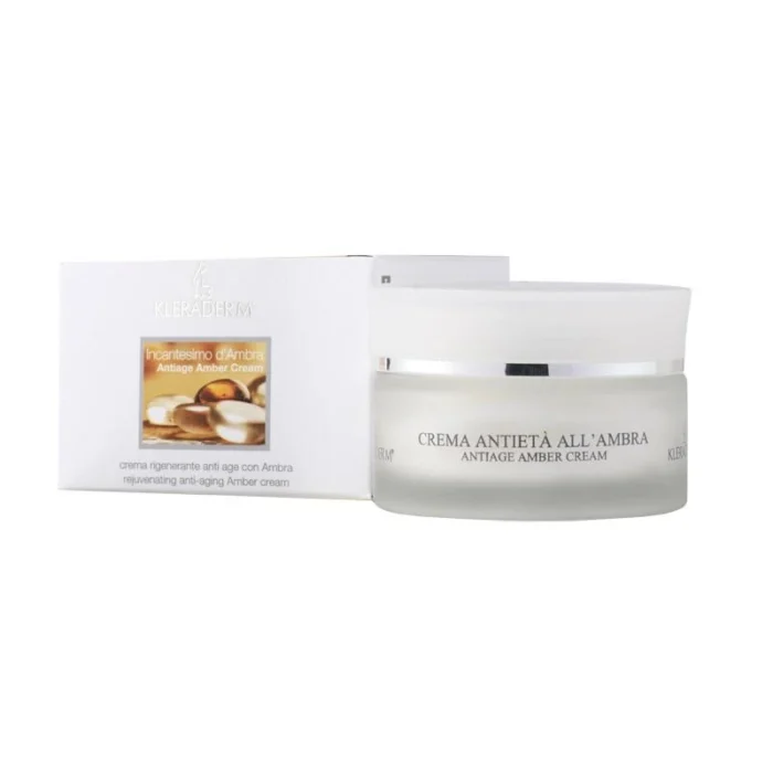 KLERADERM AMBER ANTIAGE CREAM/Regeneruojamasis priešraukšlinis kremas 50ml
