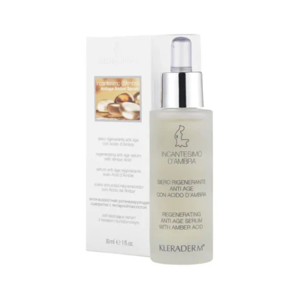 KLERADERM AMBER ANTIAGE SERUM/Regeneruojamasis serumas su gintaro rūgštimi 30ml