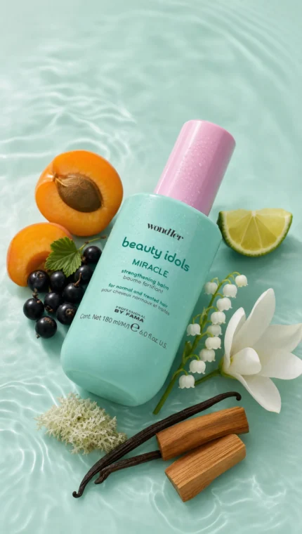 professional by fama miracle stiprinantis,itin drėkinantis plaukų balzamas pažeistiems plaukams su hialiuronu 200ml
