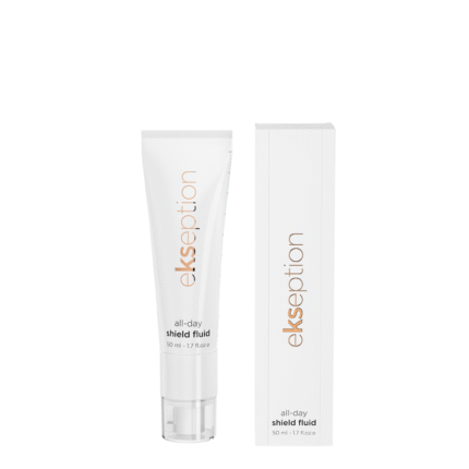 ekseption | all day shield fluid spf25+ apsauginė dieninė emulsija spf25+ 50ml