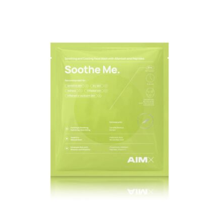 aimx | greito poveikio raminanti lakštinė veido kaukė su peptidais „soothe me“