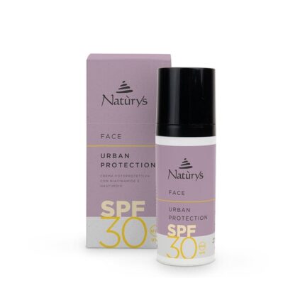 naturys | apsauginis dieninis kremas su niacinamidu, nasturtėmis ir spf30 50ml