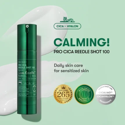 vt cosmetics pro cica reedle shot 100 – veido serumas 50 ml