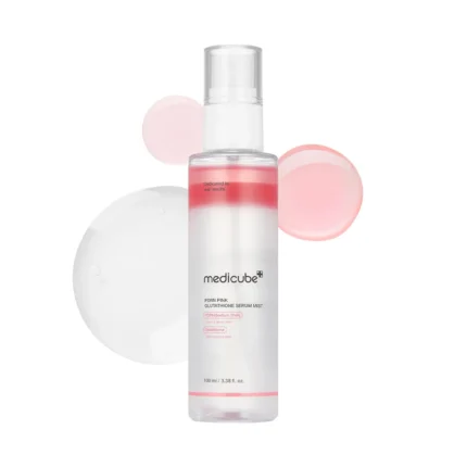 medicube pdrn pink glutathione serum mist veido dulksna