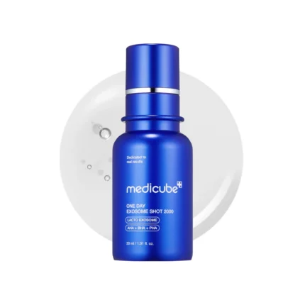 medicube one day exosome shot pore ampoule 2000 veido serumas 30ml
