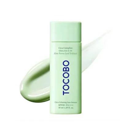 tocobo cica calming sun serum spf50+ pa++++ raminantis serumas nuo saulės 50ml