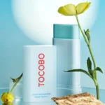 tocobo cotton soft sun stick spf50+ pa++++ apsauginis pieštukas nuo saulės 19g